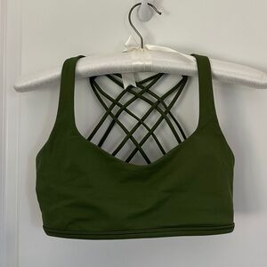 Lululemon Free to Be Sports Bra - Army Green